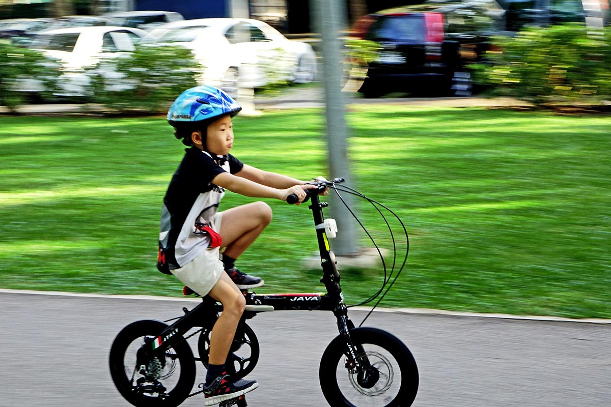 Child Riding Bike
